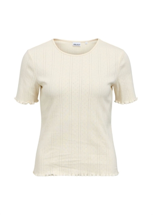 Peria ss o-neck tee Birch Object 